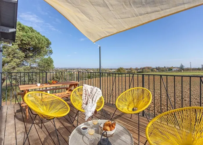 Feriehus Le Nature Loin De L'oeil Clim Gaillac Entre Albi-toulouse & Les Du Tarn Brens (Tarn)