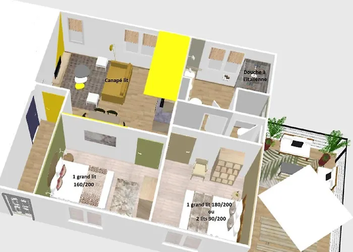 Prázdninový dům Le Nature Loin De L'oeil Clim Gaillac Entre Albi-toulouse & Les Du Tarn